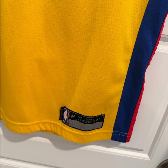 Nike The Bay Yellow Basketball Jersey